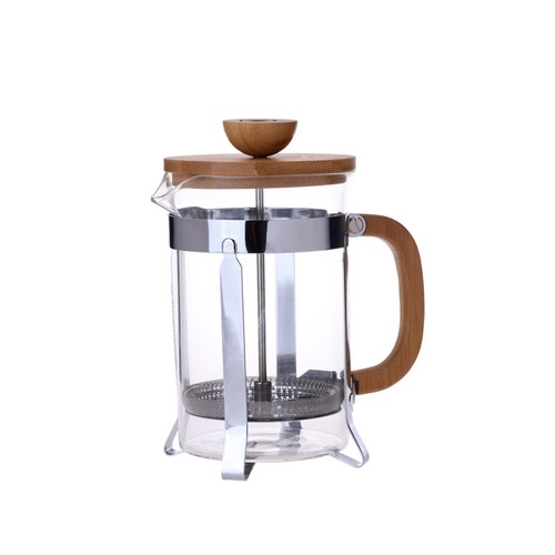 Cafetière piston bois - à, en