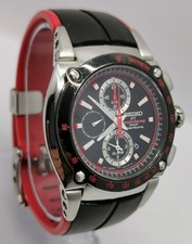 Vtg 2008 Seiko Sportura Honda F1 Racing Team Chronograph Alarm 44mm Gents Watch