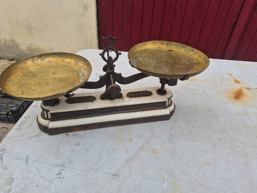 Ancienne balance marbre - 1, kg