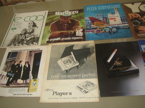 Lot publicités tabac - lot, 10