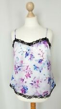 Caraco Printed Satin Nightie "G URBAN" Size M FR38 US6 UK10 EUR36