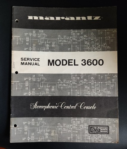 Marantz model 3600 preamp - marantz,
