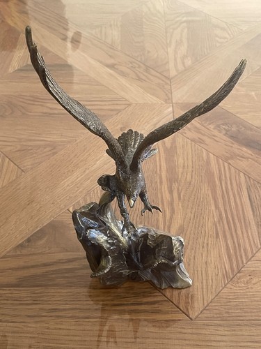Sculpture bronze aigle - sculpture,