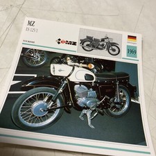 MZ ES 125 1969 carte moto