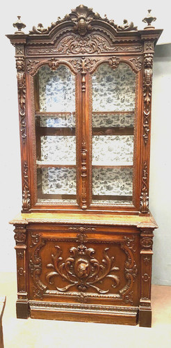 Buffet deux corps noyer partie - buffet,