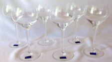 6 LARGE WINE GLASSES CRYSTAL DE SEVRES H 18 CM SIGNED
