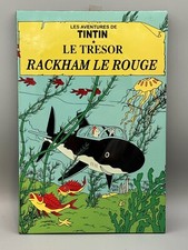 Tintin Herge LE TRESOR RACKMAN LE ROUGE Wooden Laquer Art Print Plaque