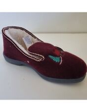 DAMART Charentaises thermolactyl bordeaux fourrées unisexe Burgundy taille 41