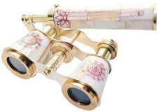 Anciennes jumelles de verres