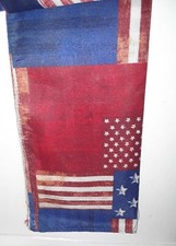 2 Bandanas Face Head  Scarf American Flag 20"x20" Stars Stripes 