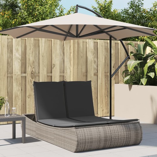 Chaise longue double avec