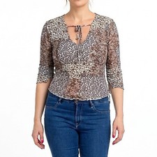 Blouse transparente des