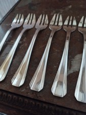 6 Fourchettes à Huîtres Art