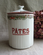 POT À ÉPICES EN PORCELAINE MARQUÉ PÂTES