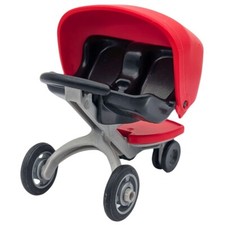 Playmobil chariot bébé jumeaux rouge ville maison parc en vrac