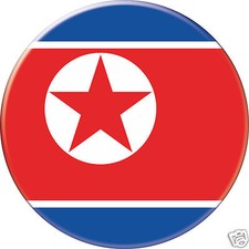 5 x sticker 5cm auto moto velo valise pc portable drapeau Rond Corée du Nord