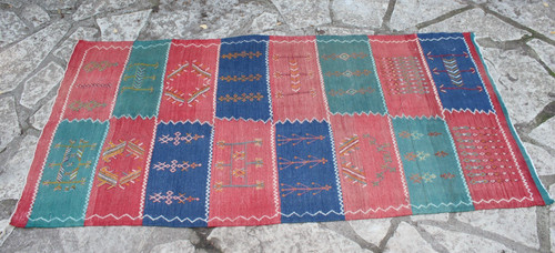 Ancien tapis berbère - , kilim