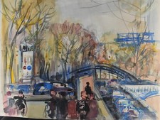 Aquarelle sur papier pierre