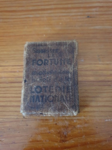 Old matchbox national lottery - old,