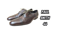 Paul Smith Pointure 44  Superbes chaussures cuir marron homme richelieu