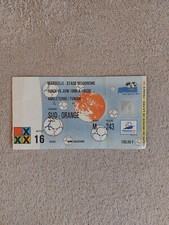 Ticket Coupe du Monde World Cup 1998 Match 16 Angleterre Tunisie 15 Juin 1998