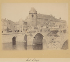 France, Laval, Le Donjon  Tirage albuminé  13x18  Circa 1880     Tirag
