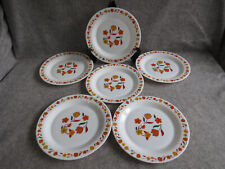 6 assiettes plates arcopal