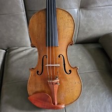 antique German full size repaired instrument serviced by professional luthier