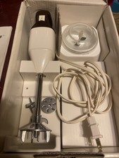 Kitchenmate 2-Speed Immersion Blender Food Processor w/ Stand Blades Discs