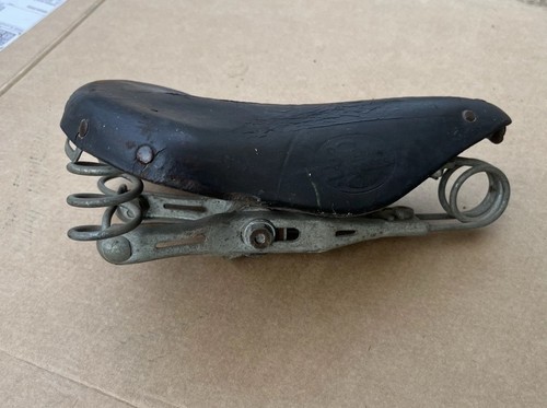 Vintage leather saddle ressort - leather,