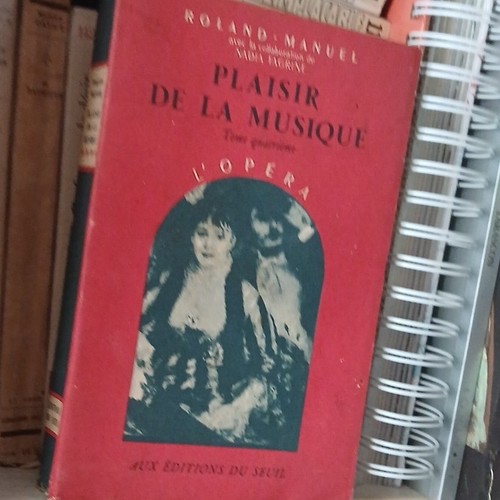 Roland manuel plaisir la - de,