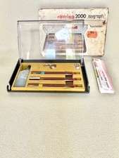 Rotring 2000 isograph - Lot de stylos pour dessin technique  et accessoires