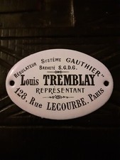 Ancienne plaque émaillée