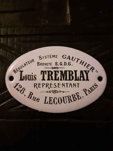 Ancienne plaque émaillée