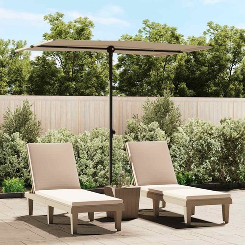 Garden parasol with aluminum - garden,