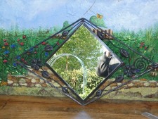 MIROIR ART DECO FER FORGE