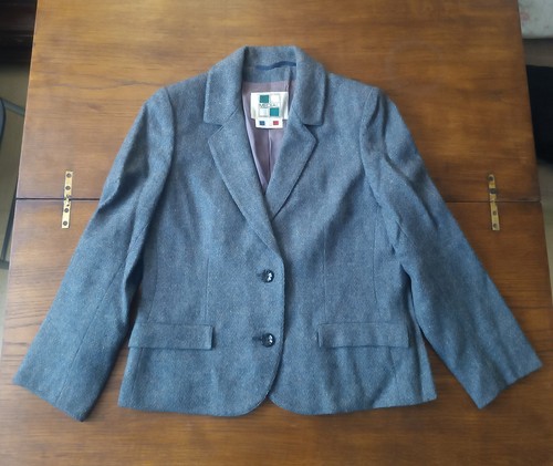 Blazer gris bleu chiné 100 - blazer,