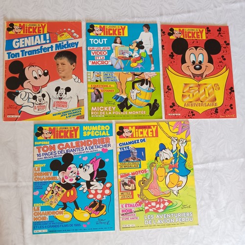 Journal mickey lot de 5 - le,