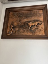 Cadre tableau cuivre martelé