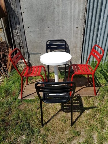 Lot chaises tolix métal - chaises,