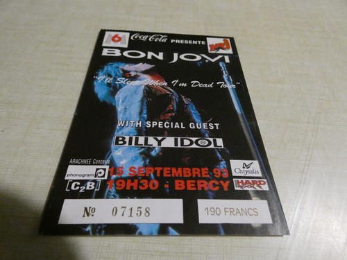 Ticket billet concert bon - ticket,