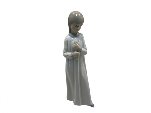 Figurine porcelaine lladro nao - figurine,