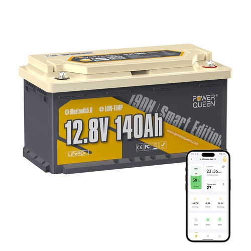 Power queen 12v - 140ah, lifepo4