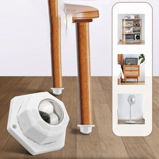 Roues à roulettes adhésives pour meubles lot de 8 roulettes lisses et silencie