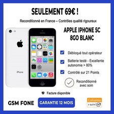 Apple iPhone 5C 8Go Blanc -