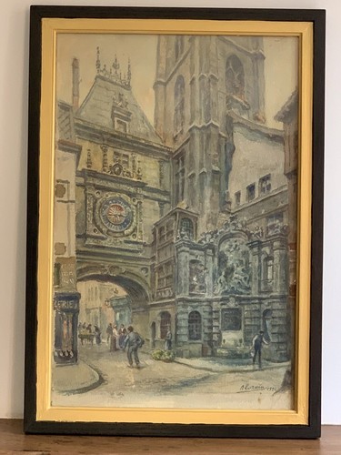 Magnifique aquarelle encadrée - magnifique,