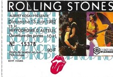  ROLLING STONES 1982  ticket