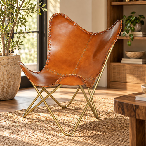 Chaise papillon vintage - papillon,