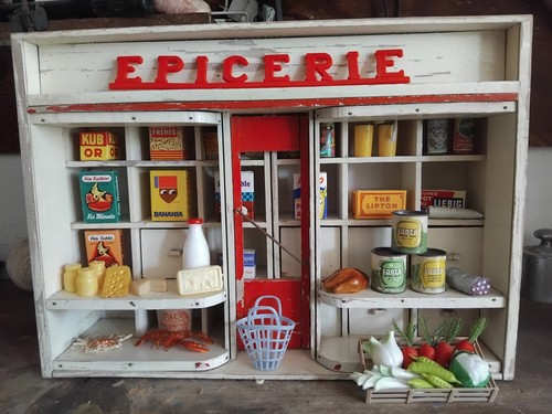 Jouet ancien épicerie bois - Épicerie, en