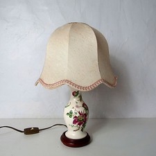 Ancienne lampe pied faience